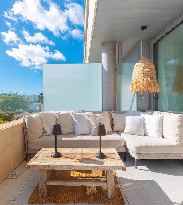 Resa Estates apartment for sale in Ibiza marina botafoch modern terrace.jpg